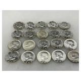 20 Kennedy Half Dollar Coins
