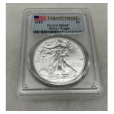2019 PCGS MS69 $1 American Silver Eagle First Strike Coin