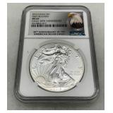 2016 American Silver Eagle NGC MS69, First Releases, 30th Anniversary