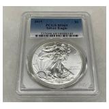 2015 Silver Eagle $1 Coin, PCGS MS69 Certification