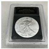 2024 American Eagle Silver Dollar, Brilliant Uncirculated, Authenticated