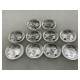 10 Uncirculated Buffalo Design 1 Troy Ounce .999 Fine Silver Rounds