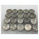 20 Walking Liberty Halves (1930