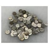 100 U.S. Silver Dimes