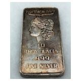 Northstar Mint 10 Troy Ounce .999 Fine Silver Bar