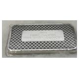 .999 Fine Silver Bar with American Flag Design, 10 Troy Ounces