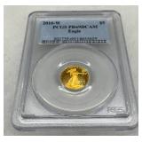 2010-W $5 Gold Eagle PCGS PR69DCAM