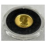1 Dollar Gold Coin in Protective Case