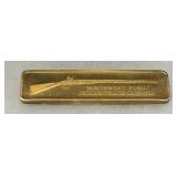 1-Ounce 24 Karat Gold Bar Featuring Northwest Fusil Design