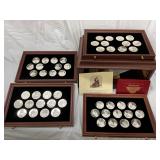 Franklin Mint ‘The Genius of Rembrandt’ First Edition Proof Set with Wooden Display Case