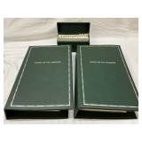 Complete Lot of Two ‘Coins of All Nations’ Albums with World Coin and Stamp Covers