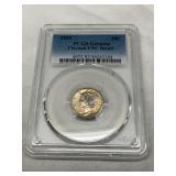 1929 Mercury Dime, PCGS Genuine, Cleaned-UNC Details