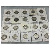 1946-1962 Washington Quarters in VF to BU Conditions