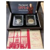 1971-S Eisenhower Silver Dollar Set with Proof and Uncirculated Coins
