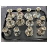 Sterling Silver Weighted Candlesticks