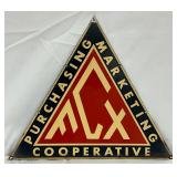 12-Inch Metal Single-Sided Purchasing Marketing Cooperative Sign