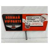 Dorman Products Masonite Advertising Sign with Metal Stand, 22x8in. 