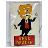 Presco Renk Dealer Self-Framed Metal Sign, 18 x 27 Inches