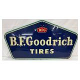 28x15 B.F. Goodrich Tires Metal Self Framed Sign