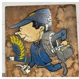 Rich Field Boy Masonite Sign with Graphics, 48 x 48 Inches