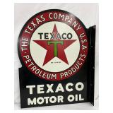DSP Texaco Motor Oil Flange Sign, 18×24in. 