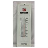 Phillips 66 Fertilizer Wall Thermometer, Maxima Corporation, 5x14in