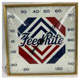 Feed Rite Thermometer with 12in. Glass Dial by Pam Clock Co.