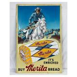 Merita Bread Lone Ranger Metal Sign, 1 of 100, 24×36in