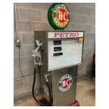 Bennett Model 966 HC Sinclair Gas Pump with Petro Branding