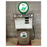 Bennett Model 448 Sinclair Dino Gas Pump with Globe