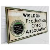 DSP Weldon Production Credit Association  Sign, 36×18in. 