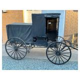 Early Amish Livestock Buggy