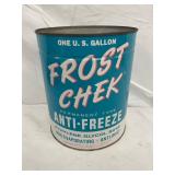 One-Gallon Frost Chek Anti-Freeze Metal Can