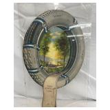 United States Tires Early 20th Century Advertising Fan Featuring Tire Illustrations