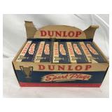 Cardboard Dunlop Spark Plugs Display with Original Packaging, with product 