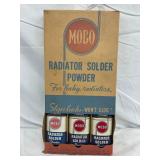 Mobo Radiator Solder Powder Cardboard Display with Easel Back and Full Product, 7 x 14 1/2 