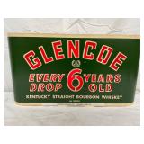 Glencoe Bourbon Whiskey Light-Up Advertising Sign, 21×11 1/2 Inches