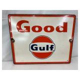 Porcelain Gulf Oil Good Gulf