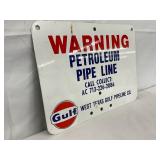 Petroleum Pipeline Sign