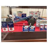 LARGE SELECTION ADVERTISING OIL CANS