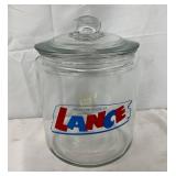 8in Contemporary Lance Glass Jar