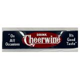 11x48 Embossed Metal Cheerwine