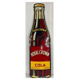 11x39 Royal Crown Cola Embossed Sign