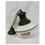 Coca-Cola Hanging Milk Glass Light-