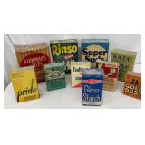 Vintage Soap and Laundry Boxes in Original Packaging
