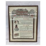 Framed Gold Dust Soap Products Advertising Print, 12 x 14 Inches