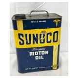 Sunoco Mercury Motor Oil Two-Gallon Metal Can