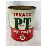 Texaco PT Premium Type Anti-Freeze 1-Gallon Tin Can