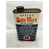 Vintage Phillips 66 Speedy Auto Wax 16 oz Metal Can