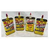 Four Liquid Wrench 4 Ounce Cans Including Super Penetrant